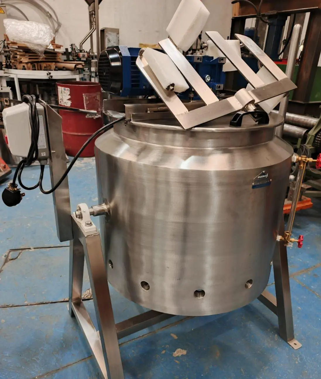 Marmita para Fabricación de Derivados Lácteo